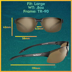 Flying Fisherman Maverick frame detail highlighting lightweight Grilamid strength and comfort