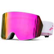 FMY front view of goggles showing full-face coverage and clear vision
