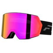 FMY front view of goggles showing full panoramic lens and clear field of vision