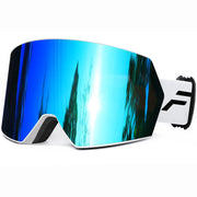 FMY goggles front view showing full lens and strap for clear vision