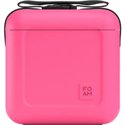 FOAM cooler front view showing compact design and easy carry handle benefit