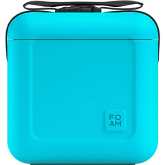 FOAM front view of floating cooler showing compact shape and portability