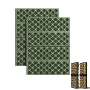 FOCHIER F front view army green pad showing full coverage and portability benefit