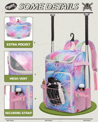 FOKDUVB image of bat sleeves and bottle pocket converting to hold bats securely