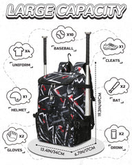 FOKDUVB side view highlighting bat sleeves and bottle pockets for stability