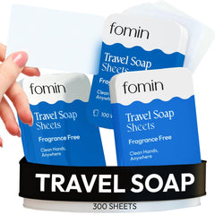 FOMIN tin packaging front view shows compact travel convenience