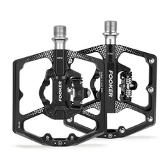 FOOKER pedal front view showing dual-sided design and versatile use