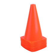 Fragraim 9 inch cone front view showing bright orange visibility and portability