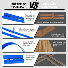 FrameFirm painted guide and touch-up board preventing splatter and ensuring crisp lines