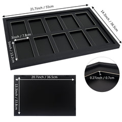 FramePro side depth profile showing slim 0.27 inch interior depth for secure PSA slab fit benefit