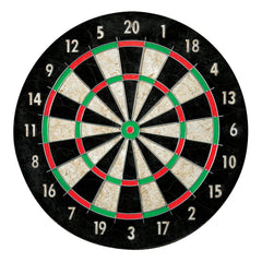 Franklin Sports front view of 18 inch bristle dartboard showing full face clarity and regulation size benefit