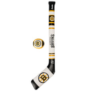 Franklin Sports Boston Bruins front packaging showing team colors and set benefit of official NHL design