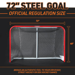 Franklin Sports heavy-duty pre-fit netting detail showing impact resistance