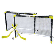 Franklin Sports front view of pro-style mini goal showing authentic look and durable construction