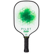 Franklin Sports Pilot paddle front view showing green face and balanced shape for control