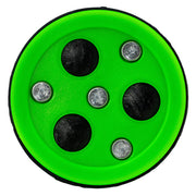 Franklin Sports front view of Roll-A-Puck X3 showing stable profile and glide benefit