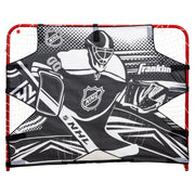 Franklin Sports front view of goalie target showing corners for accuracy