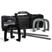 Franklin Sports front view of horseshoe set in carry bag showing complete kit and portability