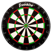 Franklin Sports front view of regulation 18 inch dartboard showing full target for easy setup