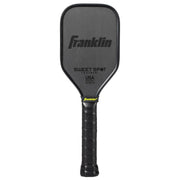 Franklin Sports front view trainer paddle showing sweet-spot target for accuracy