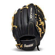 Franklin Sports glove front view showing ready-to-play design and balanced form