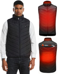 FREEZE2TRIM front view of heated vest showing sleek design and quick warmth