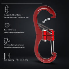 FresKaro swivel mechanism close-up demonstrating smooth 360-degree rotation