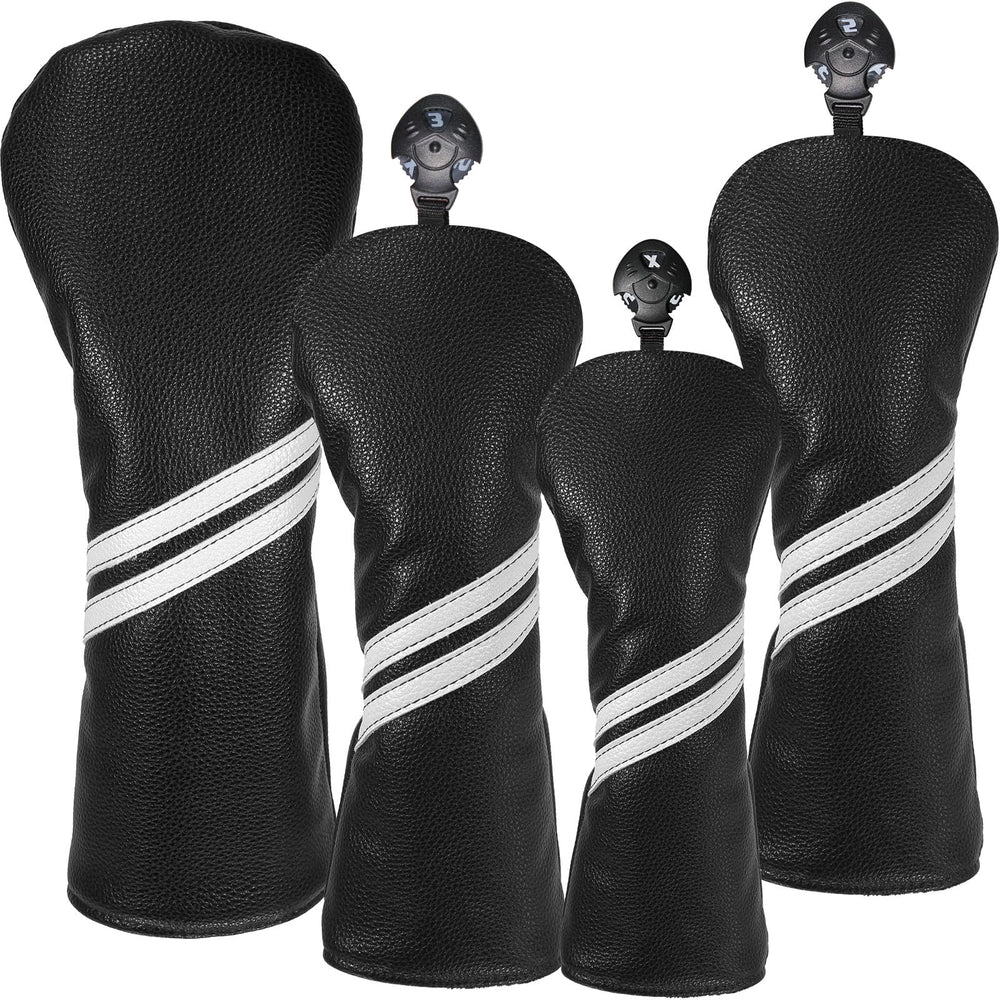 Frimon front view of 4-piece head covers showing fit and protection