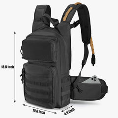 FRTKK molle webbing and attachment points for customizable gear expansion benefit