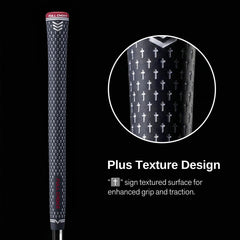 Full Choice close-up of raised plus texture highlighting secure traction benefit