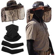 Funnysoft hat front view showing brim and sun protection benefit