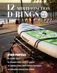 FunWater paddle pump and accessories displayed for easy travel setup