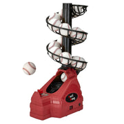 Furlihong toss machine front view showing compact multi-sport design and portability