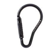 Fusion Climb carabiner front profile showing pear shape and lightweight benefit