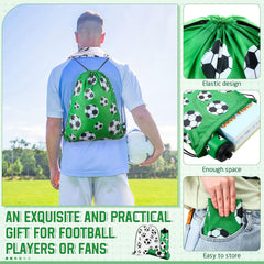 FuWeave drawstring bag open with bottle and towel inside for easy packing