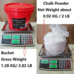 Fuyatina open bucket revealing loose chalk texture for quick sweat absorption benefit