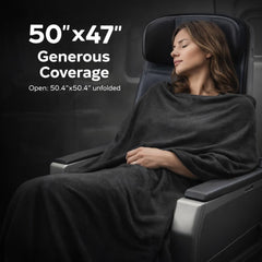 G FORCE luggage sleeve slipped over roller-handle for hands-free transport convenience