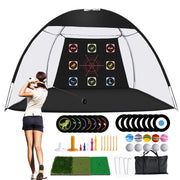 G2 GO2GETHER front view of 10x7ft net and mat showing full setup and convenience