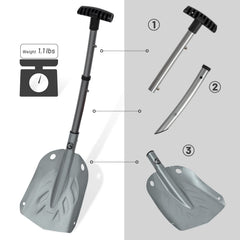 G2 GO2GETHER ABS anti-slip handle close-up offering secure glove-friendly grip