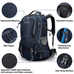 G4Free hydration compartment ready for bladder for hands-free drinking