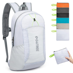 G4Free front view packed showing compact silhouette and easy carry benefit