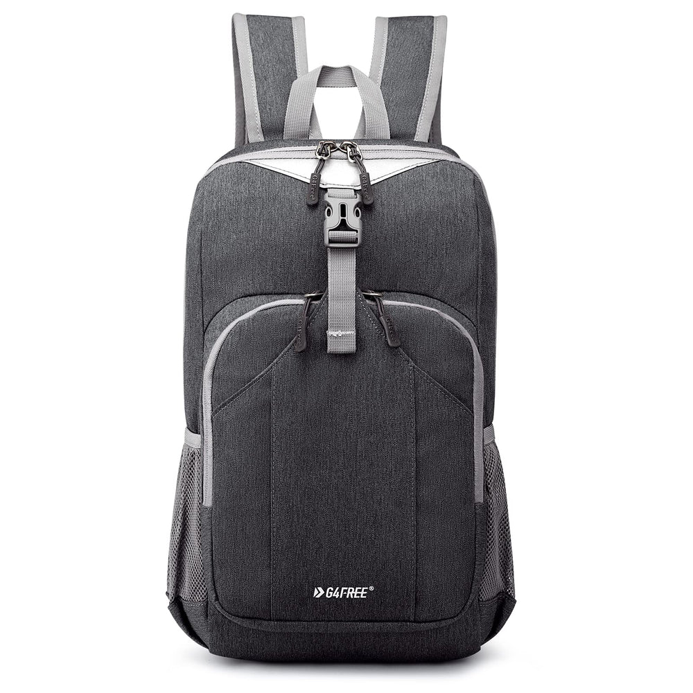 G4Free front view showing compact pockets and organized storage benefit