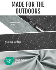 Gaialoop waterproof coating interior view protecting foam from damp ground