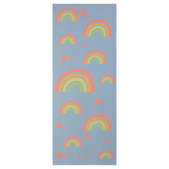 Gaiam kids yoga mat close-up of textured non-slip surface showing grip benefit for stability