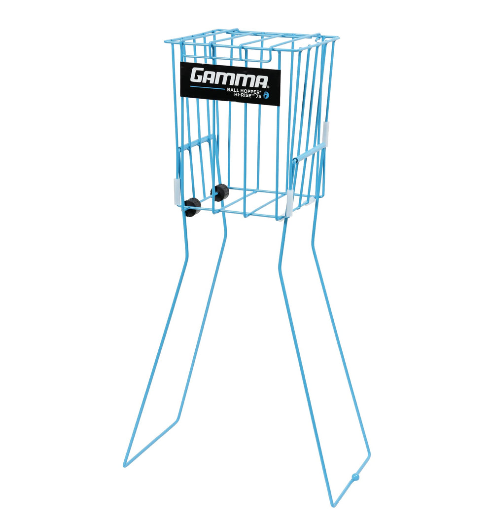GAMMA front view of hopper showing sturdy frame and capacity benefit