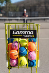 GAMMA ball beside ruler showing scale and regulation size benefit