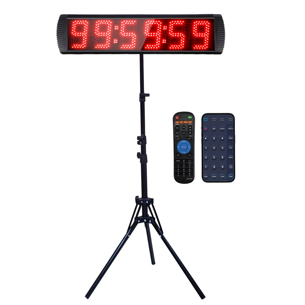 GAN XIN front display showing clear red digits for easy race timing