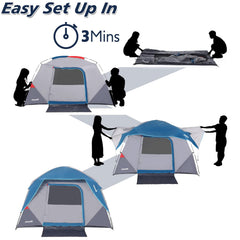 GAOMON tent mesh door detail keeping bugs out while improving airflow