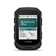 Garmin Edge MTB front display showing ride data and readable in sunlight