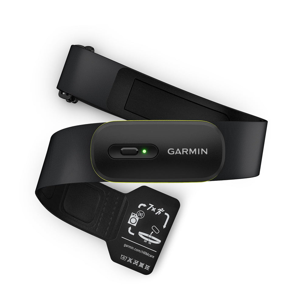 Garmin HRM 600 front module showing main sensor, reliable heart data